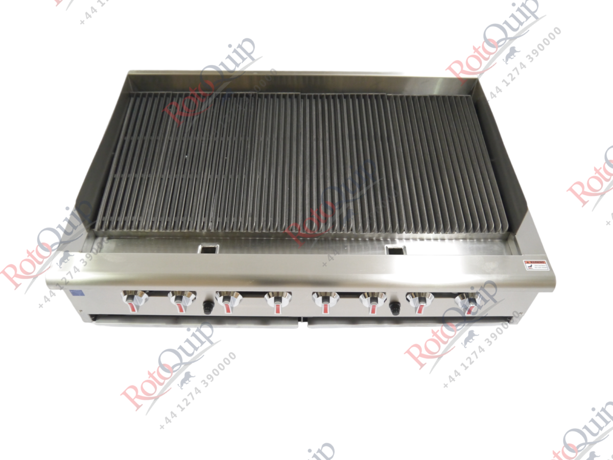 RCB-48 – 8 Grids Professional Radiant Gas Char-Broiler / 122cm Wide