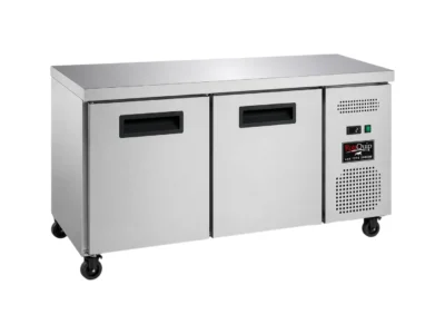 282 Litre / 2 Door Stainless Steel Counter Fridge - COUNTER-282L-2DCH