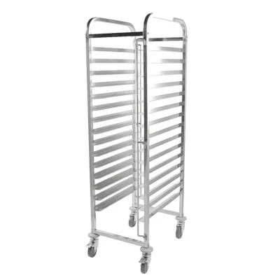 Racking Trolley 15 Shelves for Bakery Trays - 110102