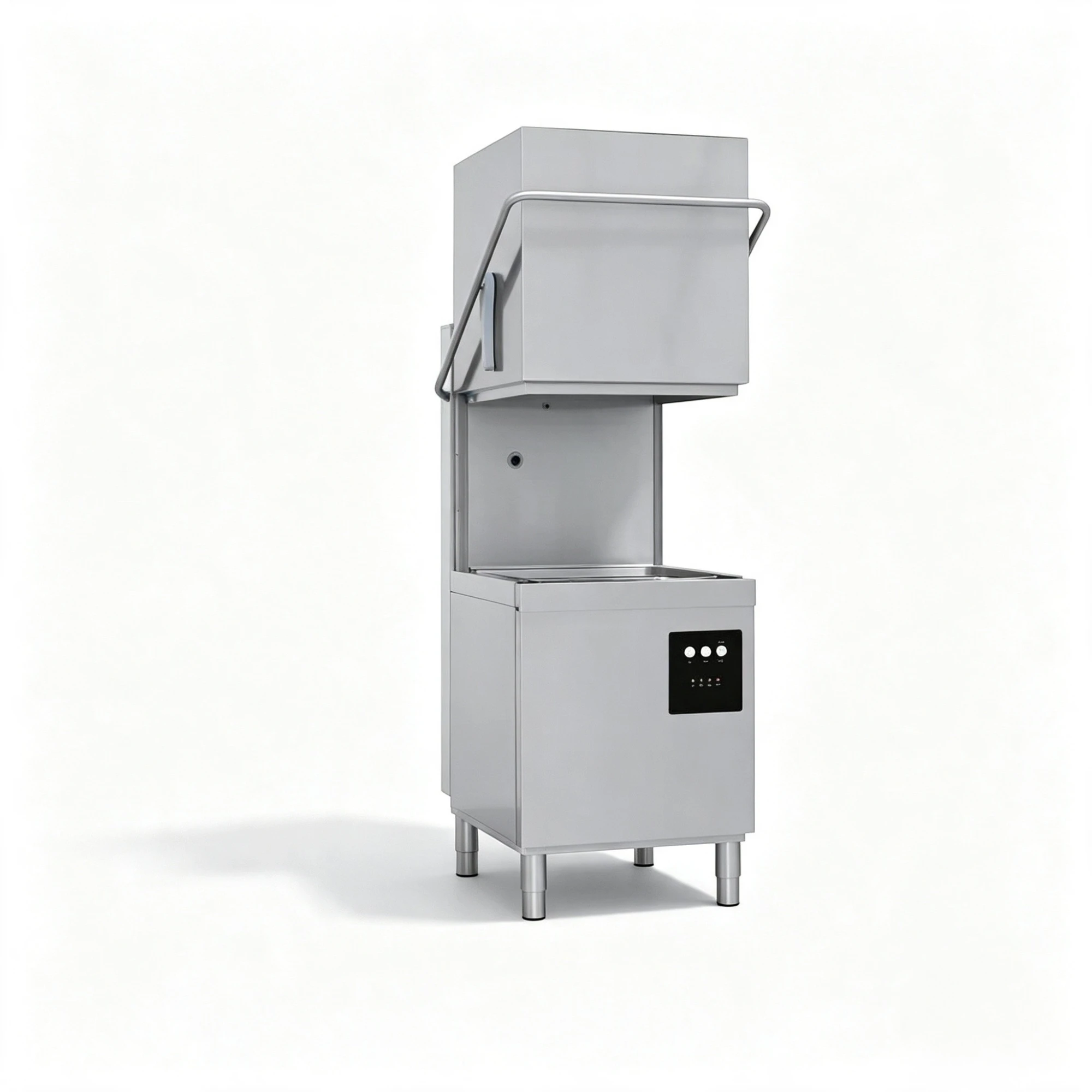 Entry Level Electromechincal 500mm Basket Hood Dishwasher, Gravity Drain – JET100