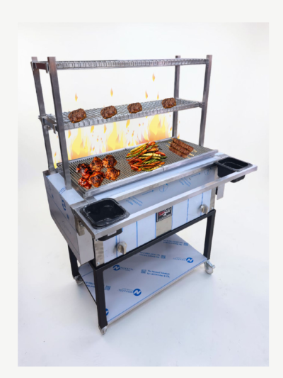 Robata-1M - 100cm Robata Flame Grill With 3 Tier Cooking