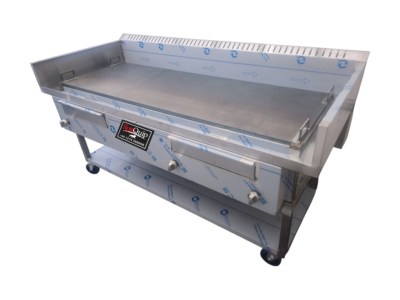 RCG-72D – 180cm Gas Flat Plate Dosa Griddle / 6 Burner