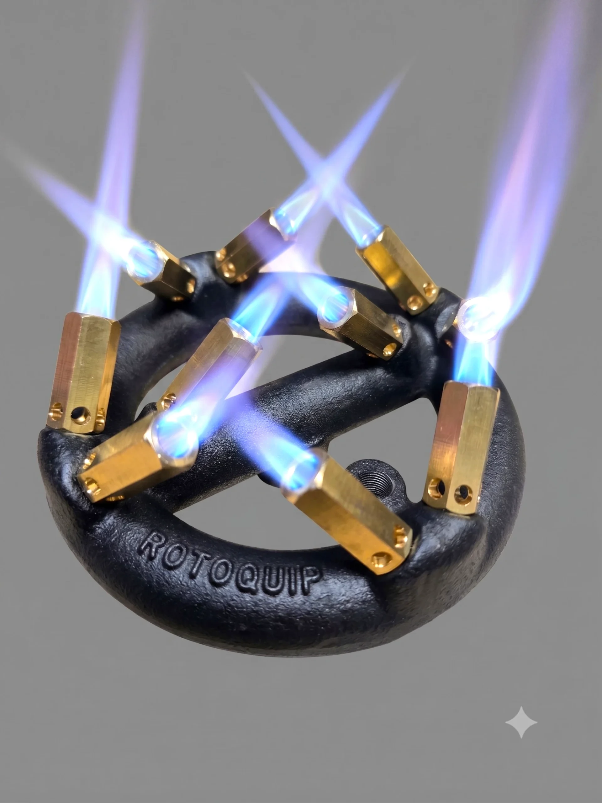 10 jet cast iron gas burner with brass injector by rotoquip for stockpot cookers (1)