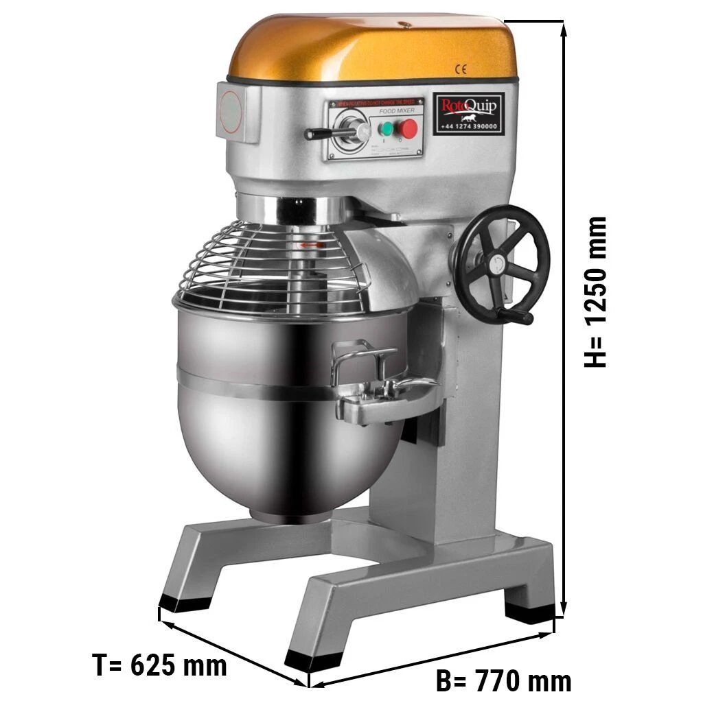 Commercial Floor Standing Planetary Mixer - 60L - 2,24kW - incl. 3 attachments (3)